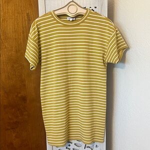 Superdown  Yellow Striped Mini Dress size Small. So cute! Wore once.